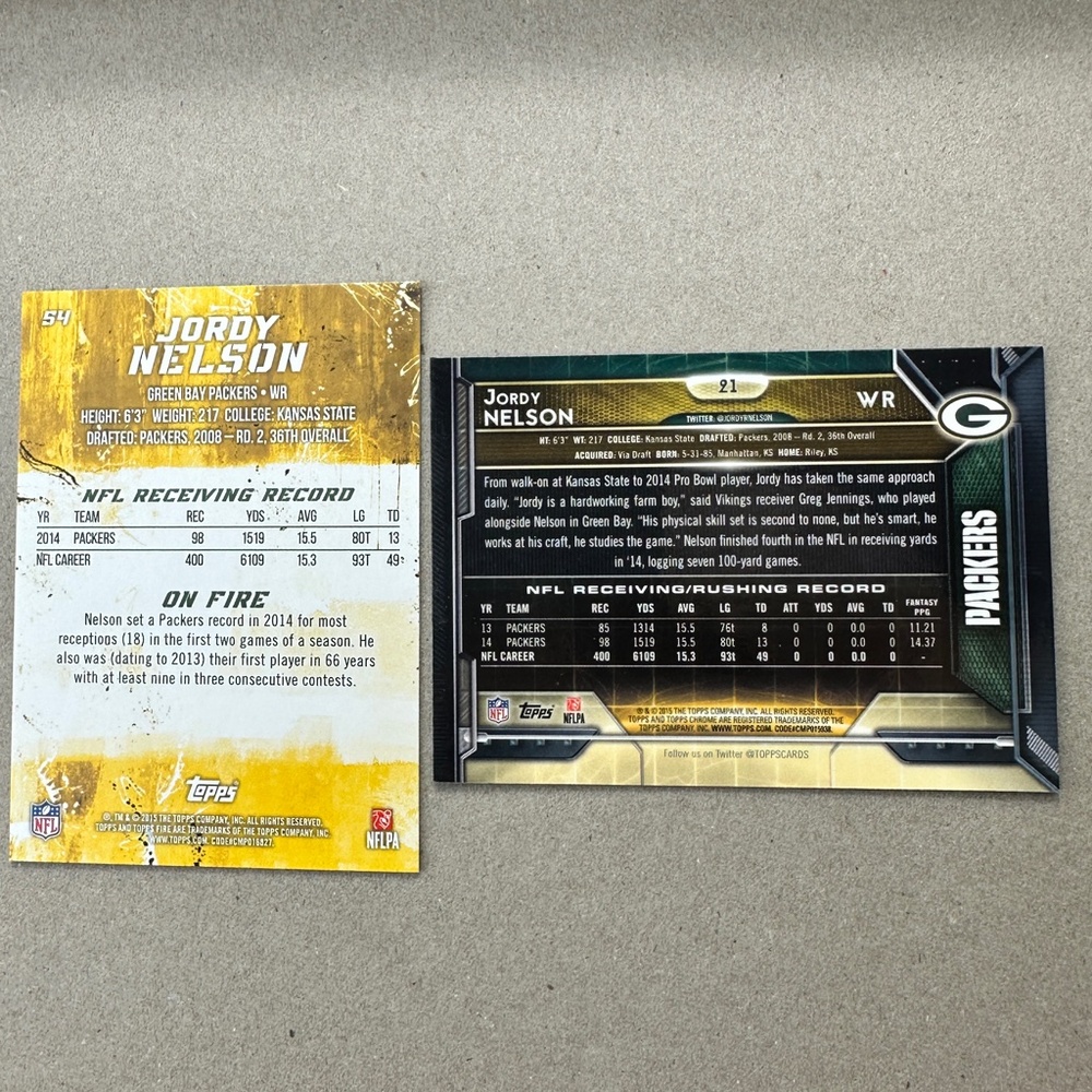 (7) Aaron Rodgers Packers cards w/ Clay Matthews and Jordy Nelson lot of 12 - Picture 11 of 15